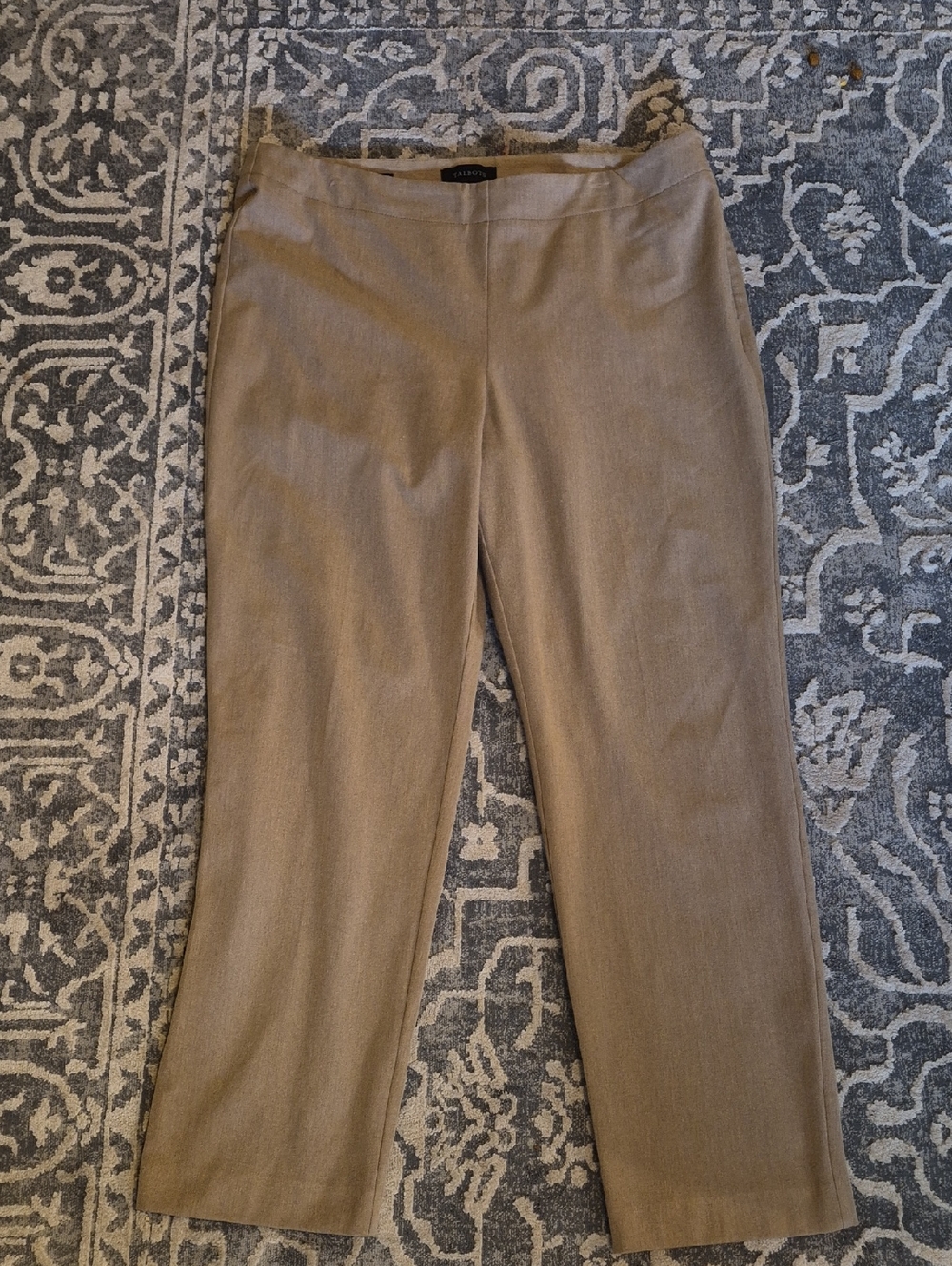 Talbots Women's Straight-Leg Trousers in Light Brown
